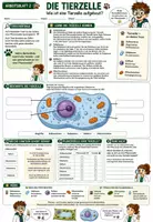 Vorschau - Unterrichtsreihen - 🌱🐾 Pflanzenzelle & Tierzelle 🔬 | Aufbau, Vergleich & Mikroskopieren | Arbeitsblätter + Lösungblätter + Einstieg+ Ausstieg | Biologie (Bio) Klasse 7–8 - Seite 1