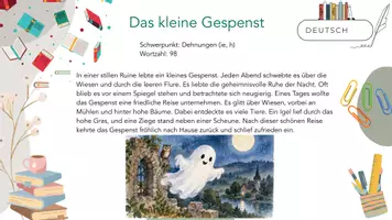 Vorschau - Arbeitsblätter - Diktate für Halloween - Seite 3