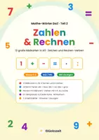 Vorschau - Arbeitsblätter - Zahlen & Rechnen DaZ: 12 Bildkarten - Deckblatt