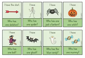 Vorschau - Spiele - Lesespiel Halloween - I have... Who has? Reading Game - Seite 3