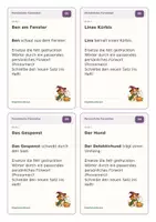 Vorschau - Aufgabenkarten - Halloween: 40 Pronomenkarten - Seite 3