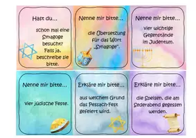 Vorschau - Aufgabenkarten - Stop and swap: Judentum - Seite 2