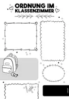 Vorschau - Merkblätter - Ordnungssystem im Klassenzimmer (Blanko-Vorlage) - Seite 3