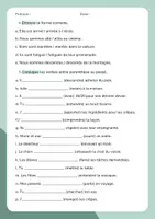 Aperçu - Préparation de séance / Séance complète - Le passé composé +2 fiches d'activités - Page 3