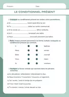 Aperçu - Préparation de séance / Séance complète - Le conditionnel présent +2 fiches d'activités - Page 1