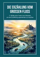 Vorschau - Bildkarten - Die Erzählung vom Großen Fluss – 11 Bildkarten mit Texten und Arbeitsblättern – Montessori Klasse 3/4 - Deckblatt