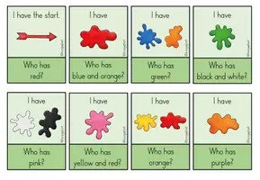Vorschau - Spiele - Lesespiel Colours - I have... Who has? Reading Game - Seite 3