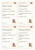 Vorschau - Aufgabenkarten - Halloween: 24 Schreibkarten - Seite 2