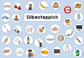 Vorschau - Aufgabenkarten - Silbenteppich - Karibu (ST, SP, IE, QU - Kapitel 9) - Seite 2