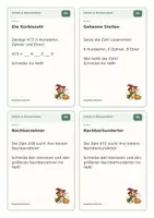 Vorschau - Aufgabenkarten - Halloween: Mathe bis 1000 - Seite 2