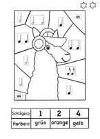 Vorschau - Arbeitsblätter - Malen nach Notenwerten, Musik in der Grundschule, Musik Grundschule, Musikunterricht, Musik - Seite 3