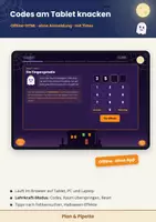 Vorschau - Arbeitsblätter - Das Spukhaus – Schriftliche Addition: Escape Room Halloween Mathe Klasse 4: Rätselkarten + digitale Code-Eingabe, Übertrag, Überschlag, Sachaufgaben - Seite 2