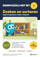 Voorbeeld - Zoeken en sorteren: algoritmepuzzels zonder computer | Groep 7–8 | Met antwoorden - Voorblad