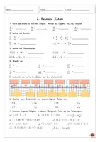 Vorschau - Arbeitsblätter - Mathe-Check - Wiederholung aller Themen: Gleichungen, Terme, Rationale Zahlen, Geometrie, Körper, Flächen, Fermi-Aufgaben, Größen, Prozent... - Seite 1
