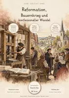 Vorschau - Unterrichtsreihen - Reformation & Bauernkrieg – Martin Luther, 95 Thesen & Augsburger Religionsfrieden | Komplette Unterrichtseinheit Geschichte | Frühe Neuzeit | 98 Seiten - Deckblatt
