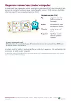 Voorbeeld - Gegevens verwerken zonder computer: tabellen en grafieken | Groep 7–8 | Met antwoorden - Pagina 2