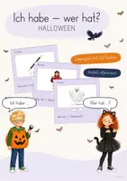 Vorschau - Spiele - Ich habe – wer hat? Halloween | Lesespiel | differenziert - Deckblatt