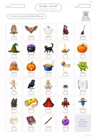 Vorschau - Spiele - Ich habe – wer hat? Halloween | Lesespiel | differenziert - Seite 1
