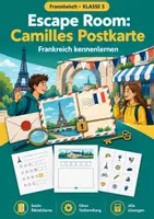 Vorschau - Arbeitsblätter - Frankreich kennenlernen, Escape Room, Klasse 5 - Deckblatt