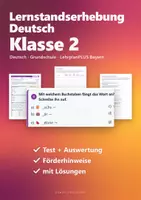 Vorschau - Fördermaterial/Inklusion - Lernstandserhebung Klasse 2 Deutsch und Mathe – Eingangstests Schuljahresanfang mit Auswertung und Förderhinweisen - Seite 1