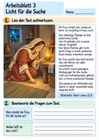 Vorschau - Arbeitsblätter - Jesus erzählt von der verlorenen Münze | Religion Klasse 4 Arbeitsblätter | Evangelische Religionslehre | 10 Arbeitsblätter als PDF - Seite 3