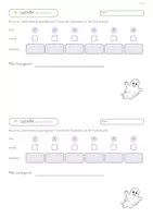 Vorschau - Arbeitsblätter - Laufdiktat Schleichdiktat Halloween | Deutsch | differenziert - Seite 1
