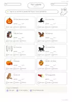 Vorschau - Arbeitsblätter - Fehlerjagd Halloween Klasse 2 | Rechtschreibung | differenziert - Seite 1