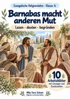 Vorschau - Arbeitsblätter - Barnabas macht anderen Mut | Religion Klasse 4 Arbeitsblätter | Evangelische Religionslehre | 10 Arbeitsblätter als PDF - Deckblatt