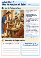 Vorschau - Arbeitsblätter - Barnabas macht anderen Mut | Religion Klasse 4 Arbeitsblätter | Evangelische Religionslehre | 10 Arbeitsblätter als PDF - Seite 2