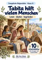 Vorschau - Arbeitsblätter - Tabita hilft vielen Menschen | Religion Klasse 4 Arbeitsblätter | Evangelische Religionslehre | 10 Arbeitsblätter als PDF - Deckblatt