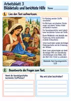 Vorschau - Arbeitsblätter - Tabita hilft vielen Menschen | Religion Klasse 4 Arbeitsblätter | Evangelische Religionslehre | 10 Arbeitsblätter als PDF - Seite 3