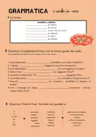 Vorschau - Arbeitsblätter - Grammatica: verbi in -ere mit Lösung - Deckblatt