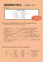 Vorschau - Arbeitsblätter - Grammatica: verbi in -ere mit Lösung - Seite 1