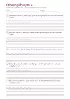 Vorschau - Arbeitsblätter - Schreibschrift lernen – Vereinfachte Ausgangsschrift (VA) Klasse 2: Lehrgang mit Bewegungspfeilen, Verbindungen, Abschreibtexten | Deutsch - Seite 3