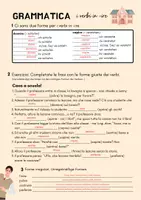 Vorschau - Arbeitsblätter - Grammatik: verbi in -ire mit Lösung - Seite 1