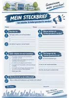 Vorschau - Arbeitsblätter - 🗳️ Schülersprecherwahl & SMV – Komplettes Materialpaket | Steckbrief, Wahlplakat, Wahlrede, Stimmzettel, Wahlprotokoll & Urkunde | Aufgaben des Schülersprechers, Arbeitsblätter & Vorlagen | Schülervertretung & Demokratiebildung - Seite 2
