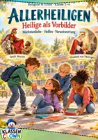 Vorschau - Arbeitsblätter - Allerheiligen Religion Klasse 2 3 4 - Deckblatt