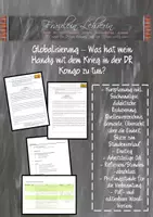 Vorschau - Stundenentwürfe - Globalisierung/Eine Welt - Was hat mein Smartphone mit dem Krieg in der DR Kongo zu tun? Komplette Stunde inkl. Planung! - Deckblatt