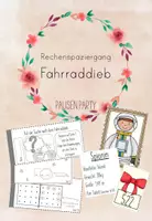 Vorschau - Arbeitsblätter - Rechenspaziergang Fahrraddieb Rechenrätsel 3-fach differenziert - Deckblatt