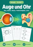Vorschau - Arbeitsblätter - Sinnesorgane Auge und Ohr Klasse 9 - Deckblatt