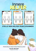 Vorschau - Mal- und Bastelvorlagen - Beratung: Innere Helfer - Erstelle Dein Team - Deckblatt