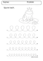 Vorschau - Arbeitsblätter - Graphomotorik / Märchen / Schwungübung / Kindergarten / Grundschule / Kita - Seite 1