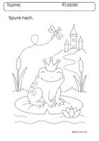 Vorschau - Arbeitsblätter - Graphomotorik / Märchen / Schwungübung / Kindergarten / Grundschule / Kita - Seite 3