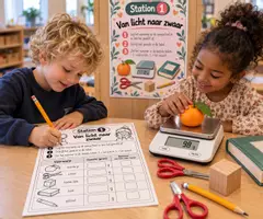 Voorbeeld - Het grote weeglab groep 3 Pluspunt 4.1. Blok 2 les 11 - Voorblad