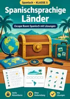 Vorschau - Arbeitsblätter - Spanischsprachige Länder, Escape Room, Klasse 5 - Deckblatt