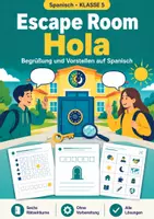 Vorschau - Arbeitsblätter - Escape Rooms Spanisch, Paket mit 3 Materialien, Klasse 5 - Seite 1