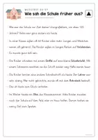 Vorschau - Arbeitsblätter - Leseverstehen 3-fach differenziert: Sachtext "Schule früher" - Seite 2