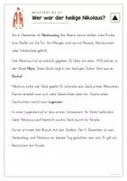 Vorschau - Spiele - Leseverstehen 3-fach differenziert: Sachtext Nikolaus - Seite 2