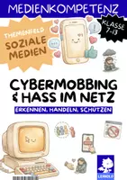 Vorschau - Stundenentwürfe - Mobbing & Ausgrenzung Unterrichtsmaterial Klasse 5 6 7 8 9 10 | Cybermobbing, Stationenlernen, Workshop & Kurzgeschichten | Themenpaket für Zivilcourage - Seite 1