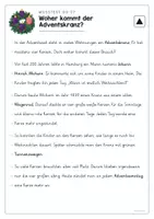 Vorschau - Arbeitsblätter - Sachtext Adventskranz - Leseverstehen 3-fach differenziert Weihnachten Advent - Seite 2